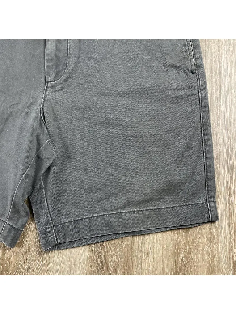 Y2K J. Crew Canvas Chino Shorts Men's 38 X 9” Inseam Moss Green Grey EUC